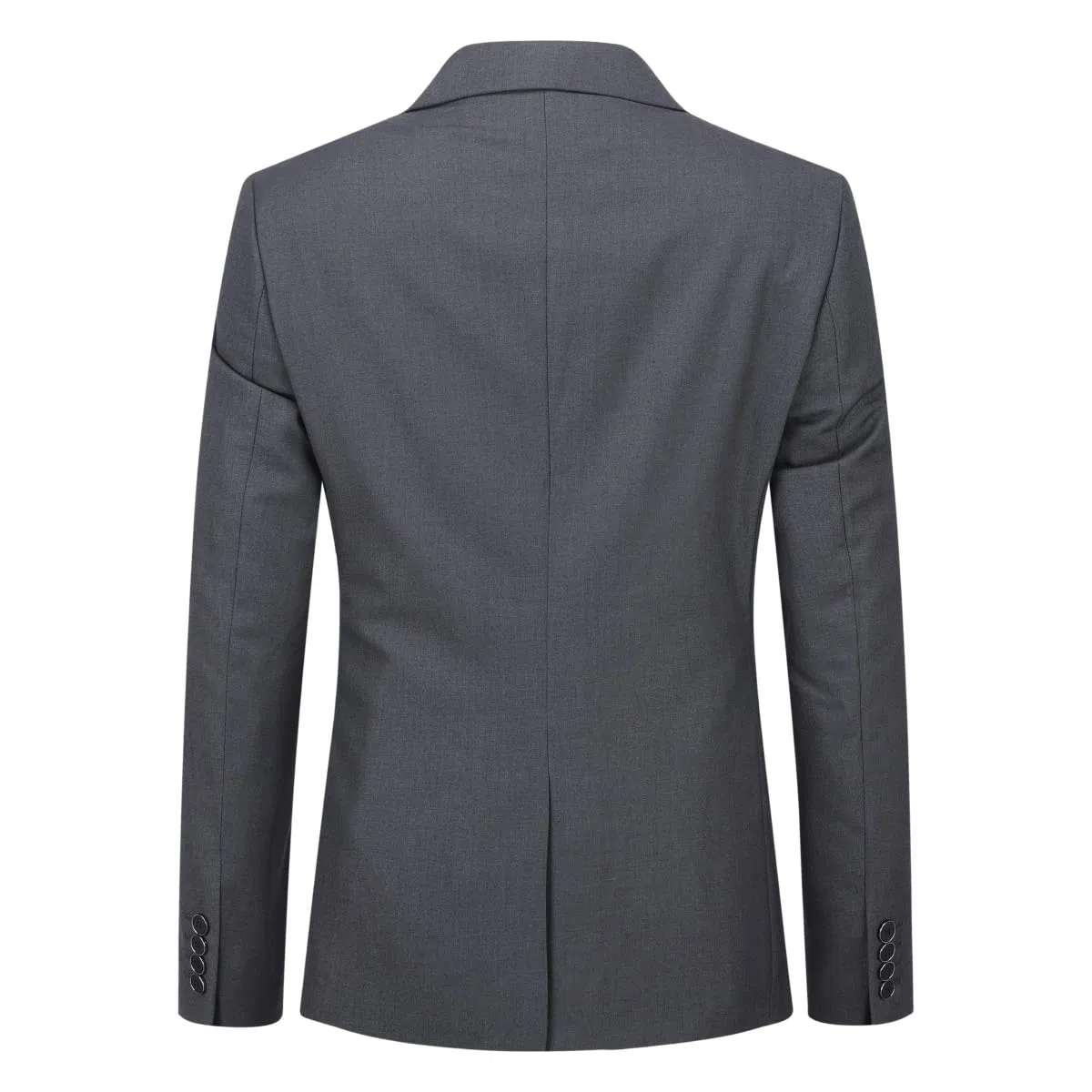 YOUTHUP Trajes de 2 piezas para hombre, ajuste delgado, solapa de pico, 1 botón, blazer y pantalones, traje de esmoquin de noche a la moda