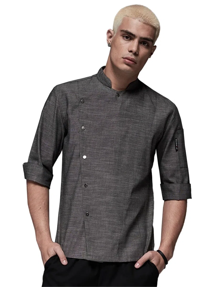 Chaquetilla Cocinero Hombre Chaqueta de Chef for Hombre, Uniforme Cocina for Hotel, Camisa Cocinero Verano for, panadería, cafetería, Mono Manga Corta for Mujer, Camarero