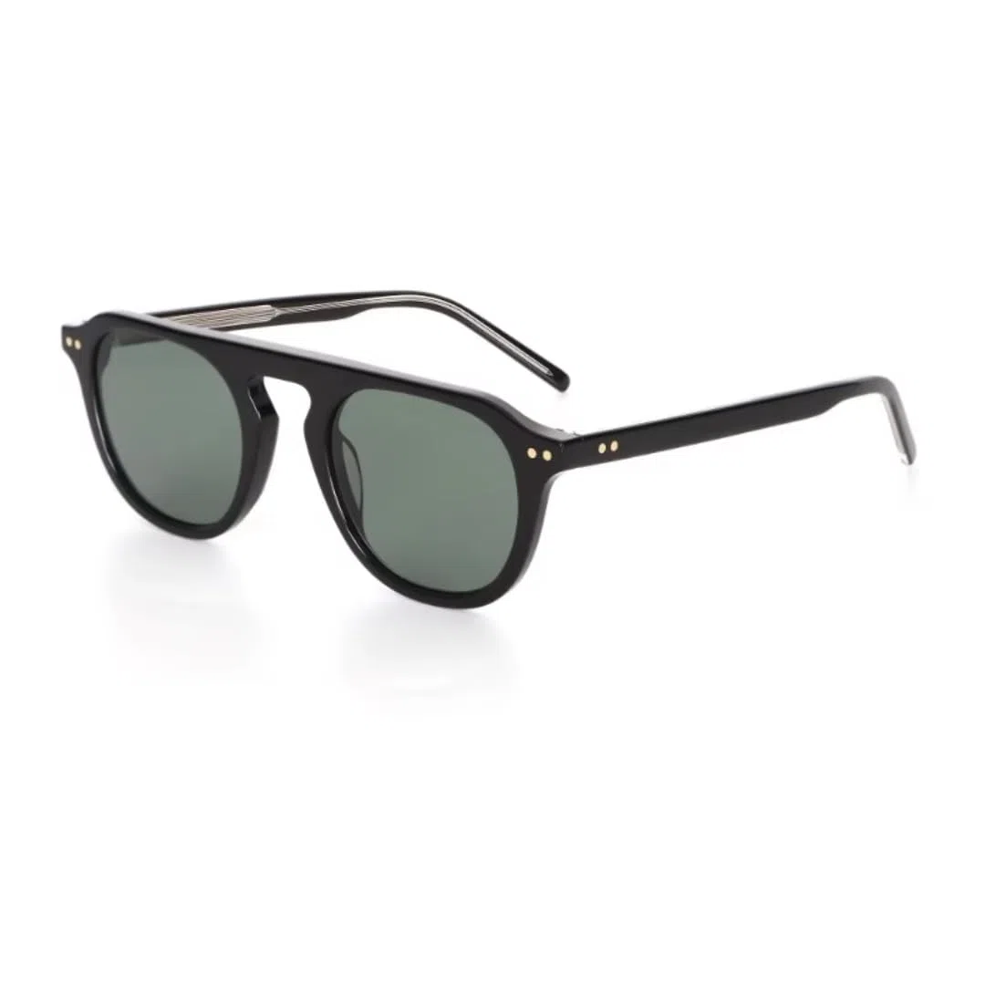 Gafas de sol retro clásicas con protección UV400. Material de acetato lujoso y a la moda.
