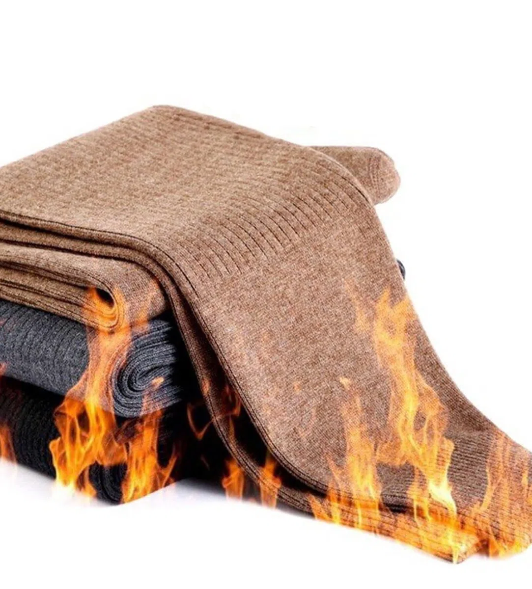100% Cachemira Ropa Interior térmica Pantalones para Hombre, Pantalones térmicos para los Hombres, los Pantalones de Capa Base de Invierno al Aire Libre