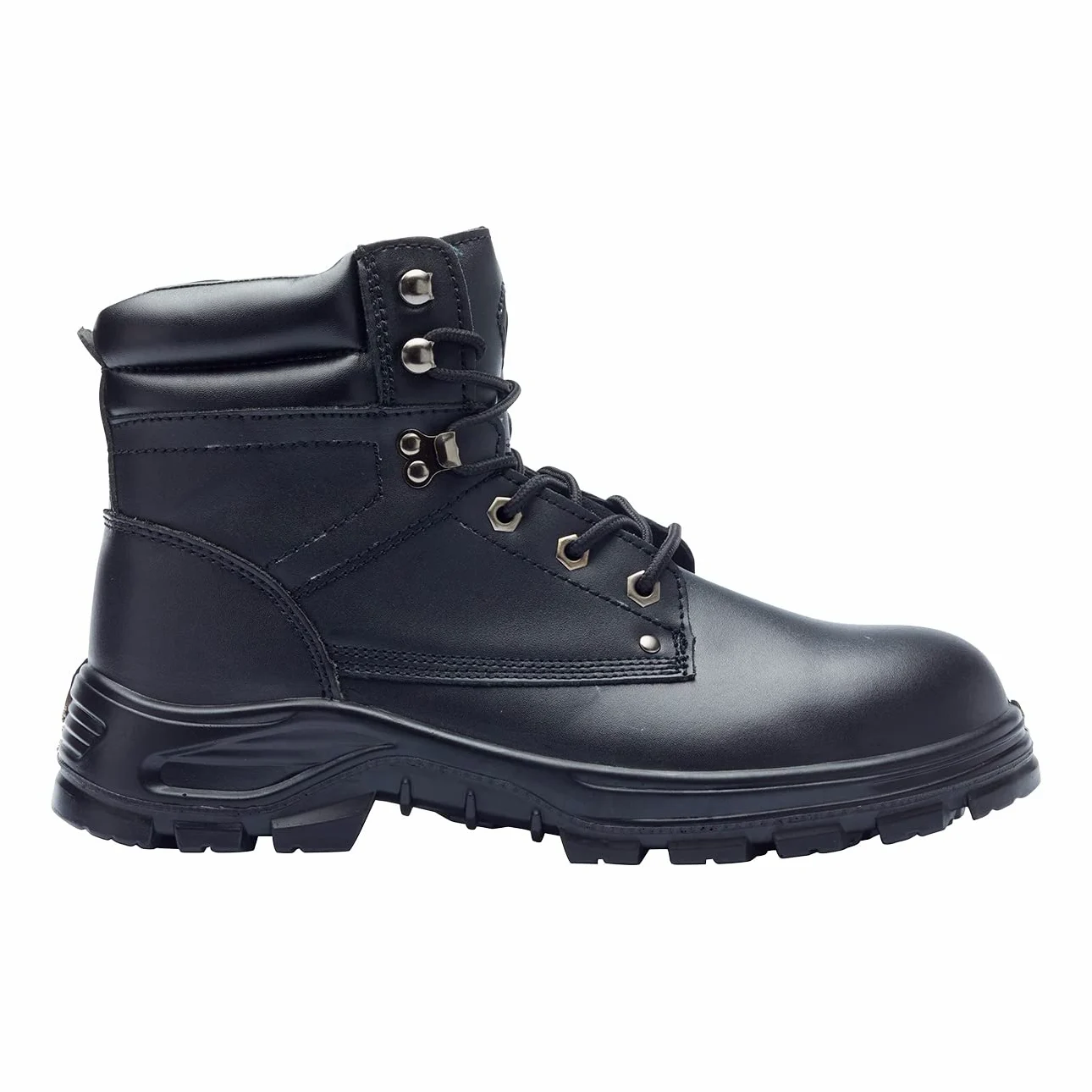 Blackrock Ultimate S3 Botas de Seguridad Resistentes al Agua con Protección Antiestática, Piel Negra, Hiker con Puntera de Acero y Suela de Acero Protectora, Botas de Trabajo de Seguridad Ligeras
