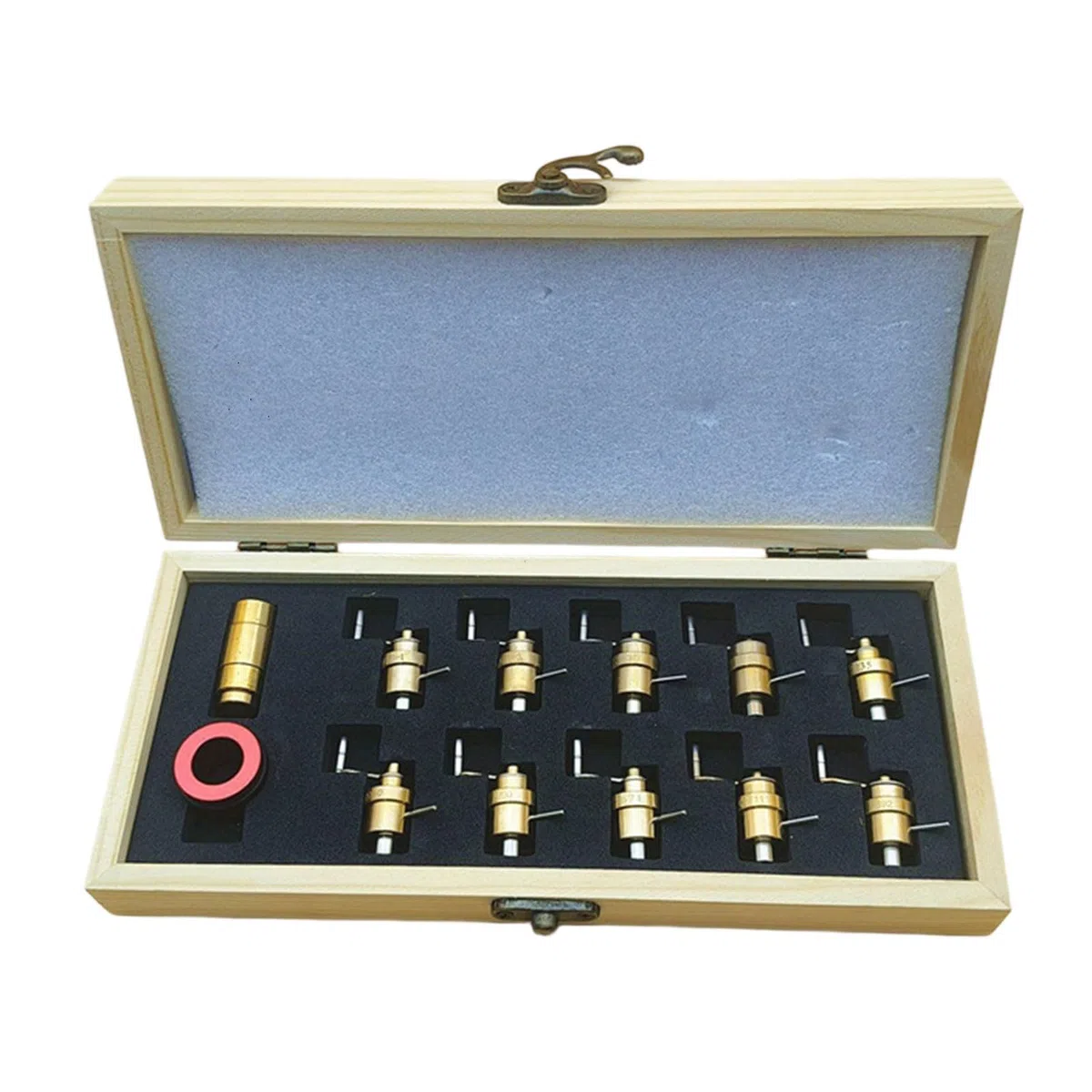 Juego completo de herramientas para reparación de relojes, bobinador de resorte principal, duradero, diseño de metal para aficionados y kit de reparación profesional