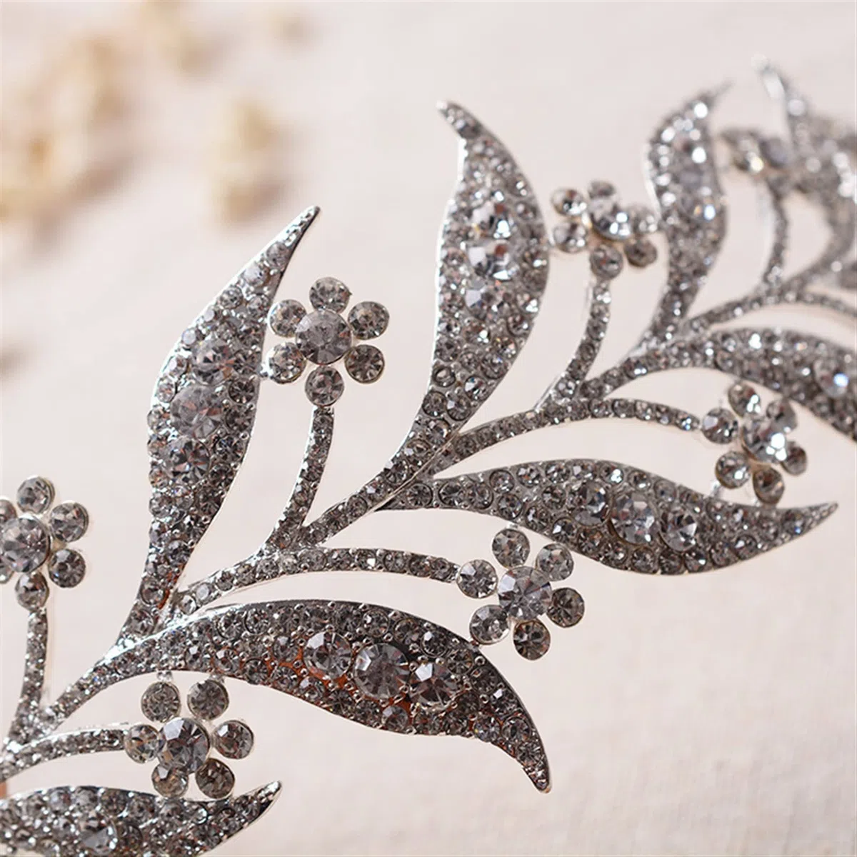 Tocados de Boda Cristal Exquisito Tocado Tiara Tiara Corona Boda Adorno Adorno decoración Tocado Novia