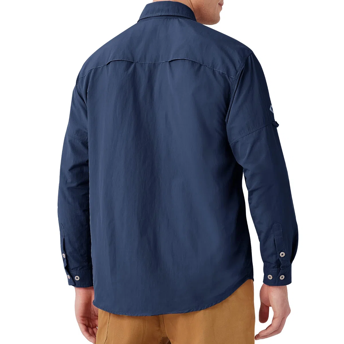 NAVISKIN Camisas de pesca con protección solar UPF 50+ para hombre, camisas de sol de manga larga para hombre, PFG senderismo, viajes, camping