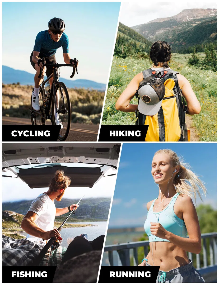 ROCKBROS Guantes de Ciclismo Medio Dedo para Hombres y Mujeres, Guantes Transpirable Antideslizante con Acolchado 3D Amortiguador y Elástico, para Correr Entrenar Carretera y MTB