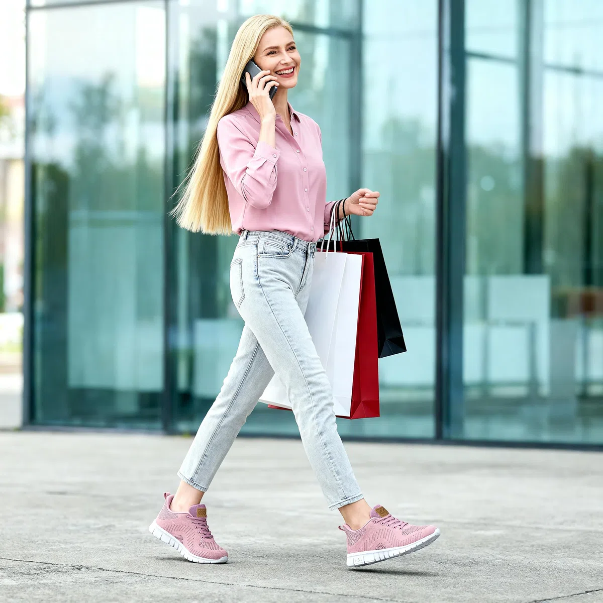 Alicegana Tenis para mujer, ligeros, antideslizantes, informales, para caminar