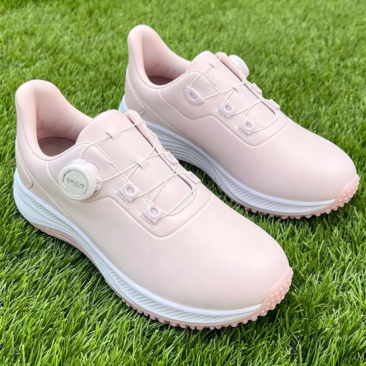 Zapatos de Golf de Cuero Impermeables para Mujer