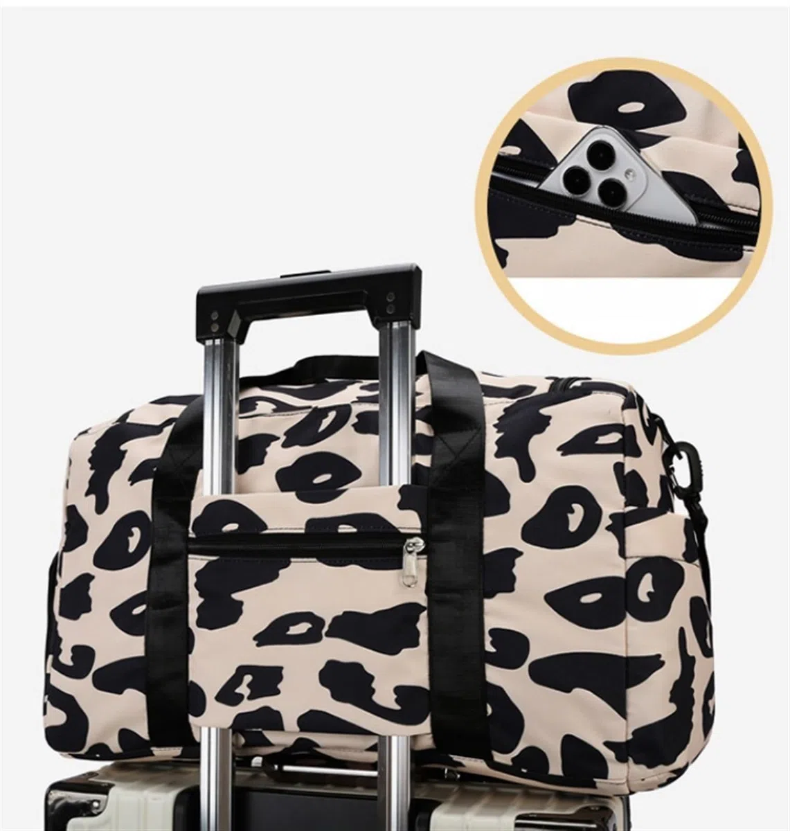 Bolsa Portatrajes Bolsa de Viaje La Prenda Impermeable Ligera Del Viaje Del 18in Lleva El Petate Del Equipaje Con El Compartimiento Del Zapato Para La Muchacha Bolsa Portatrajes de Viaje Bolso Porta T