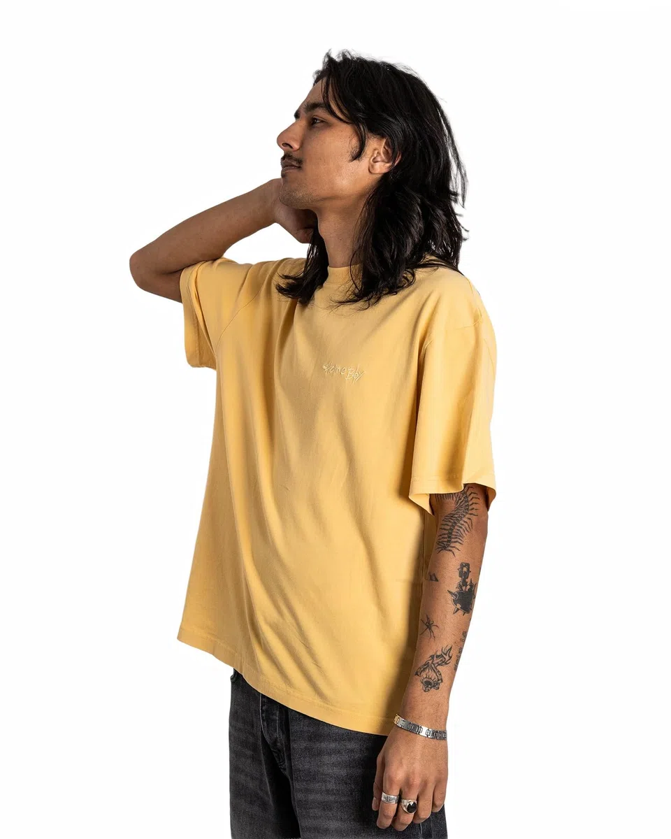 Homeboy Unisex Pencil T-Shirt Yellow XXS