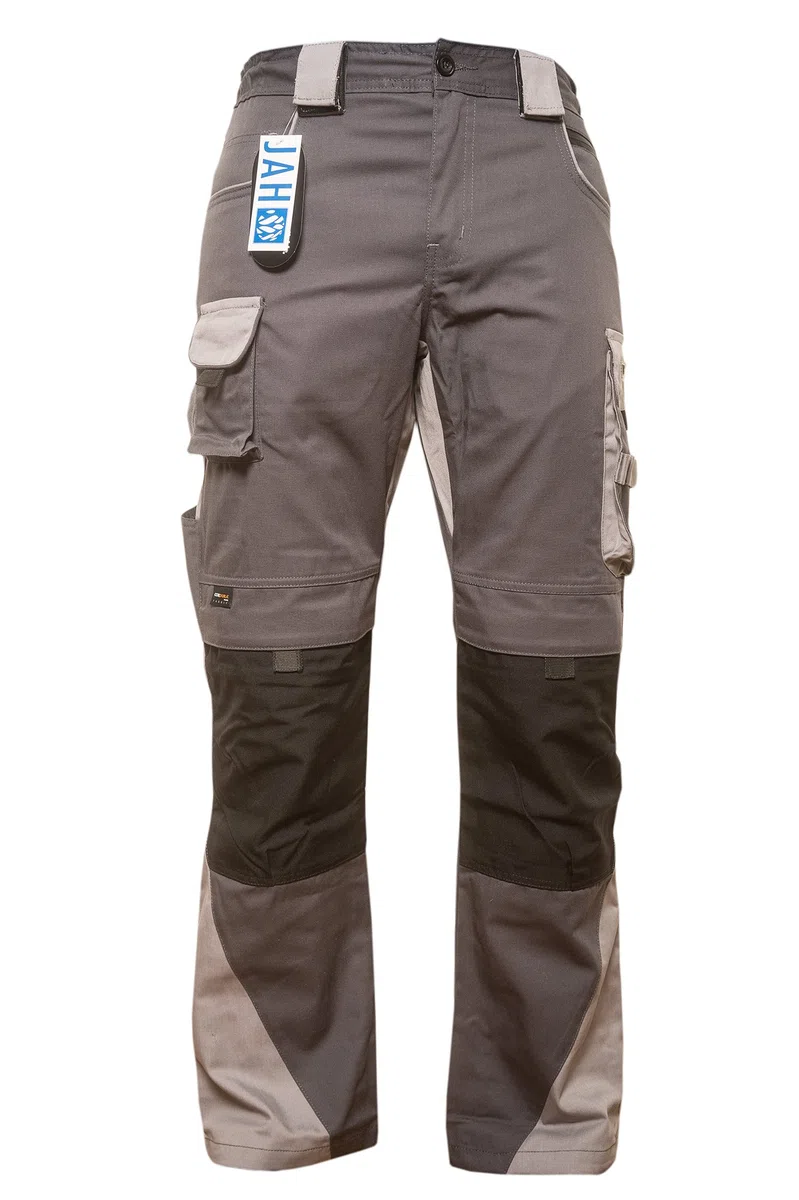 Jah 2110 Pantalones Cargo 5 piezasPoliéster/Algodón Cordura Gris/Negro