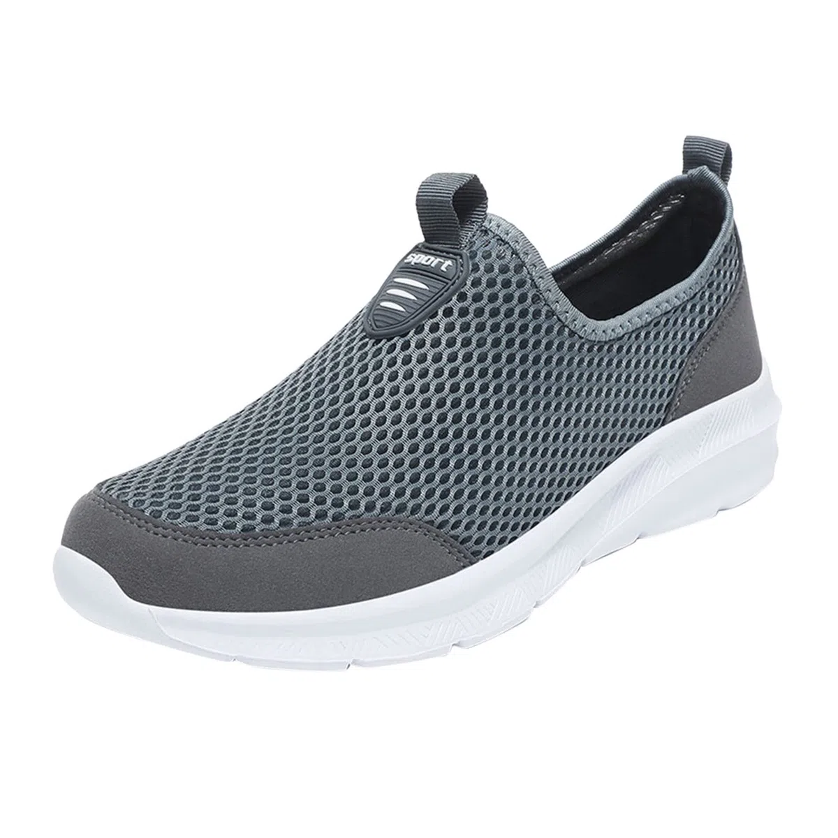 Zapatillas Deportivas veraniegas para Hombre Calzado Casual con Cordones Superficiales de Malla Transpirable