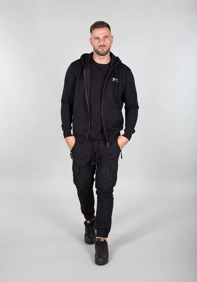 ALPHA INDUSTRIES Basic Zip Hoody SL Chaqueta Unisex Adulto