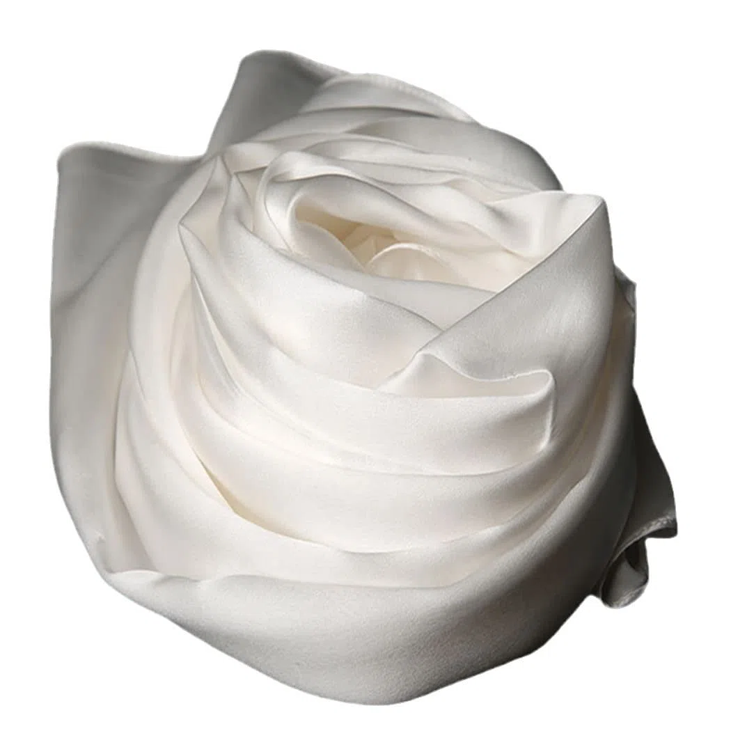 Pañuelos de Seda Lisa de satén para Mujer, Hijab, pañuelo para la Cabeza, Velo, Chal (Talla única 9)