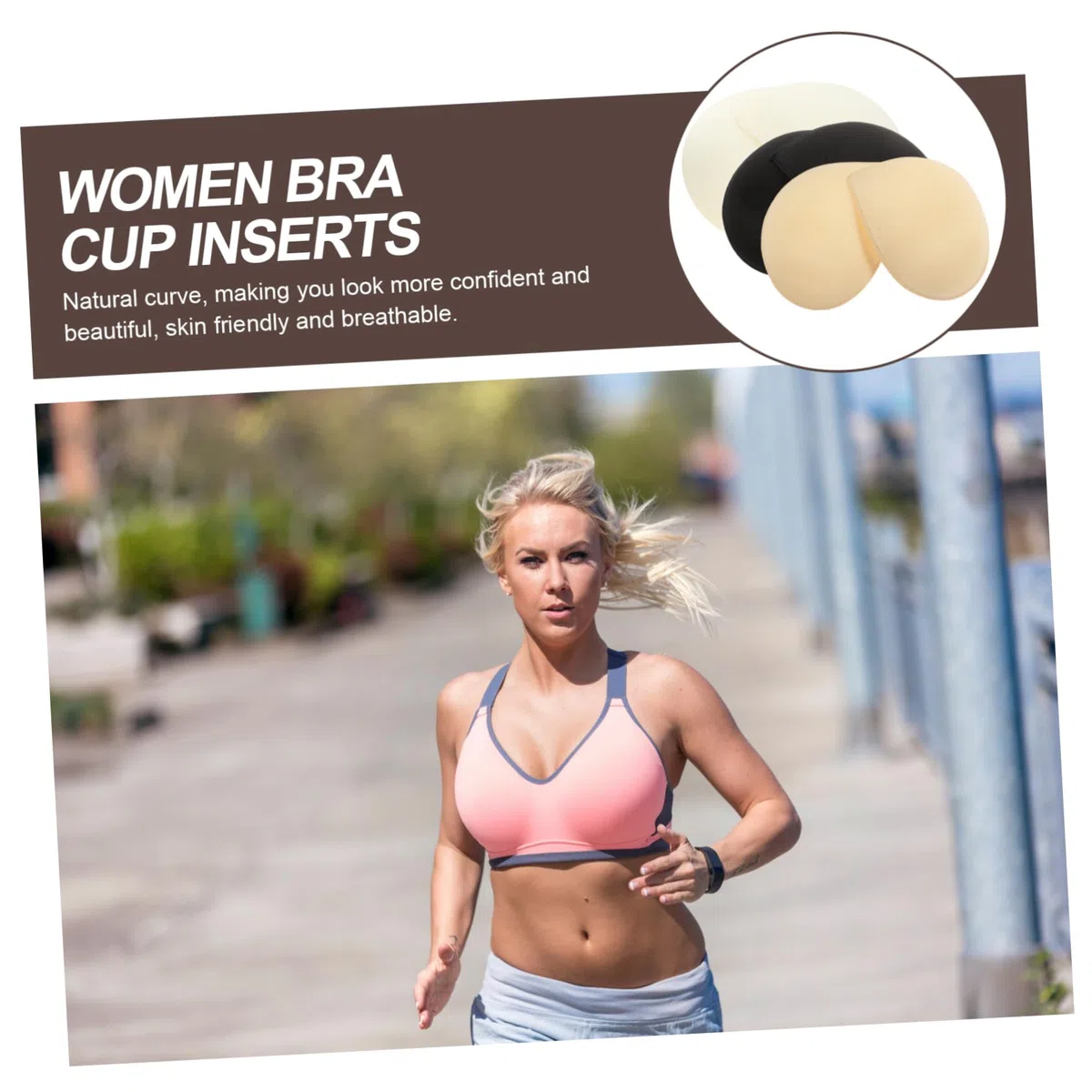 VANZACK Almohadillas De Esponja Para Sostenes De Insertos De Almohadillas Cómodas Para Trajes Deportiva Accesorios De Sostenes