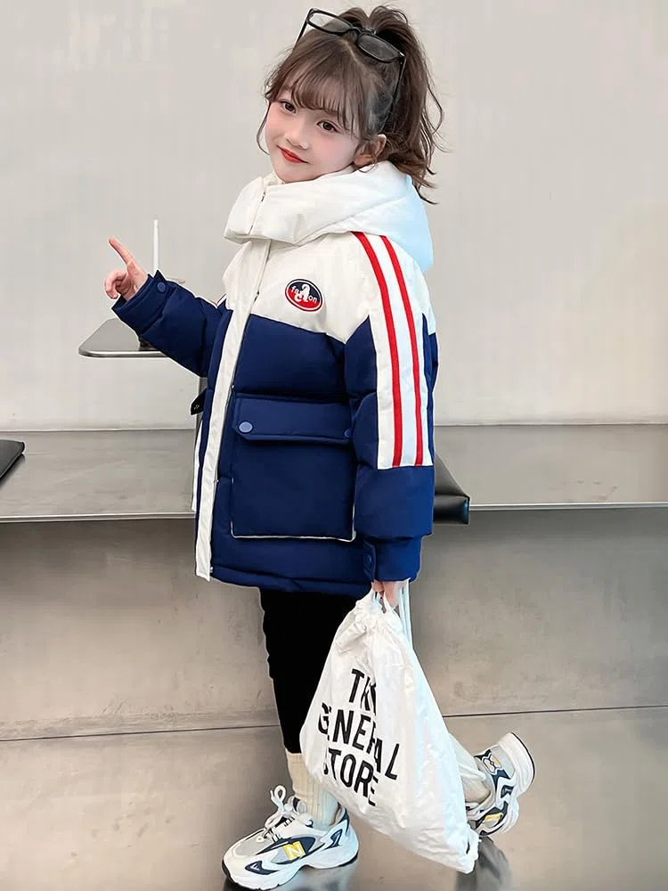 Chaqueta de invierno para niños, parka de invierno para niños, con capucha de piel, parka cálida, abrigo de invierno para exteriores, chaquetas+para+chaqueta de invierno para niñas, chaqueta de