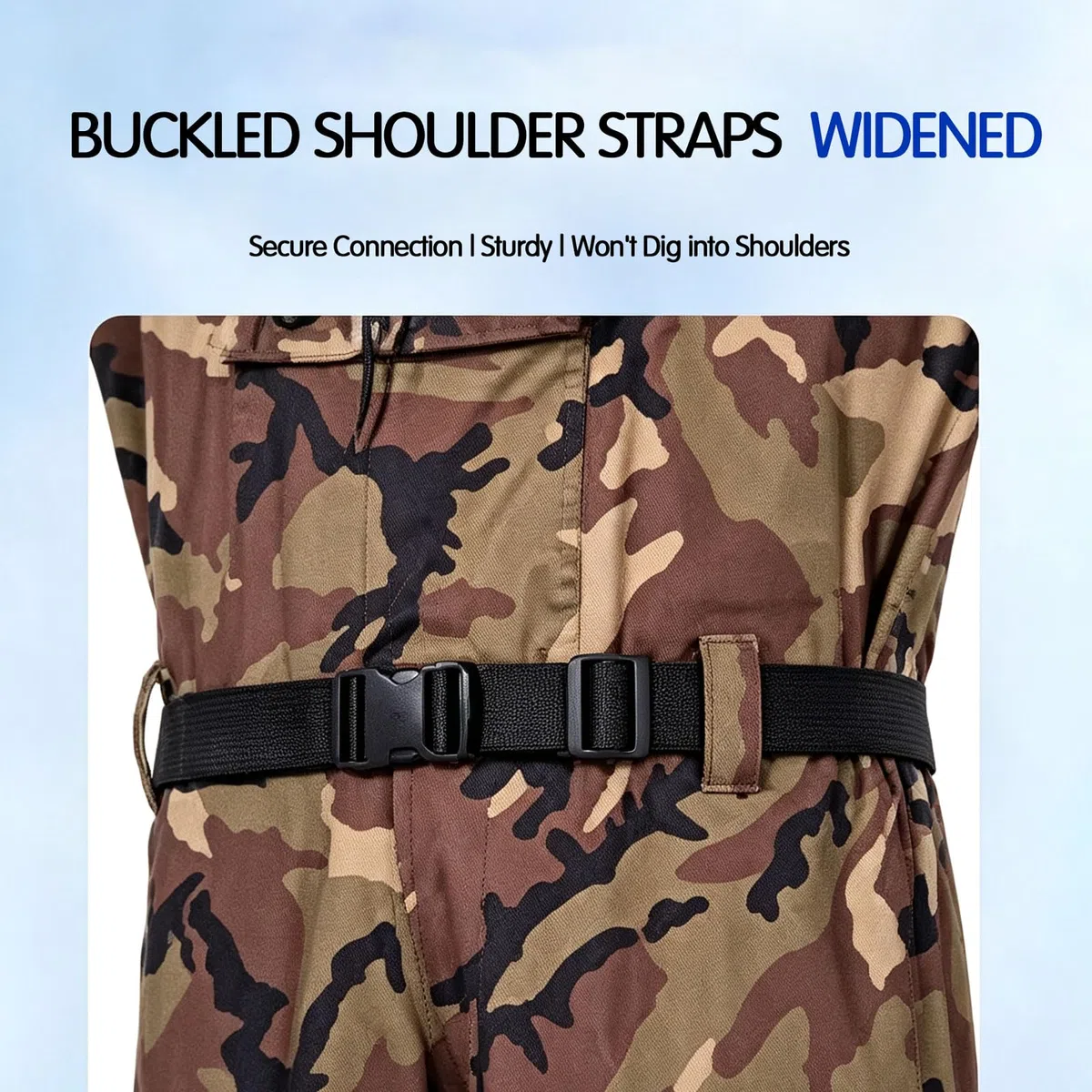 Vadeadores de Pesca para Hombres PVC Vadeadores de Pesca con Botas de Antideslizante con Correa Ajustable Impermeables Transpirables Tallas 38-47 para la experiencia de aventura al aire libre