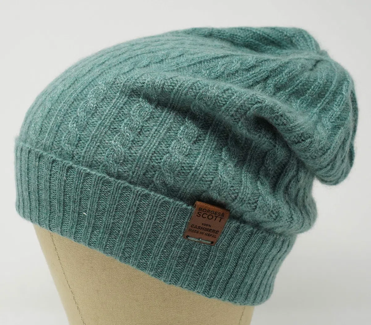 BORGES & SCOTT Gorro Whistler - 100% Cachemir - Hecho en Nepal