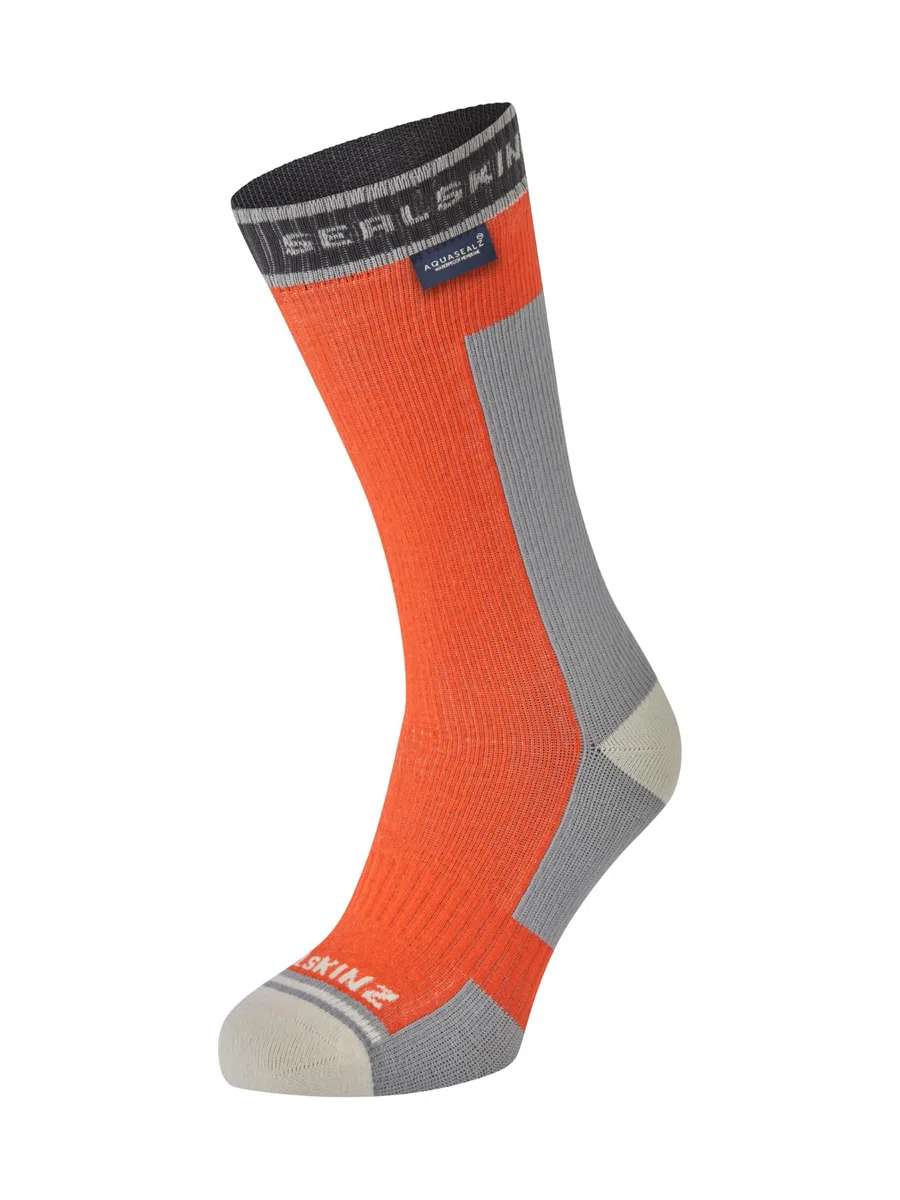 SEALSKINZ Holverstone Waterproof Mid Length Lightweight Running Sock