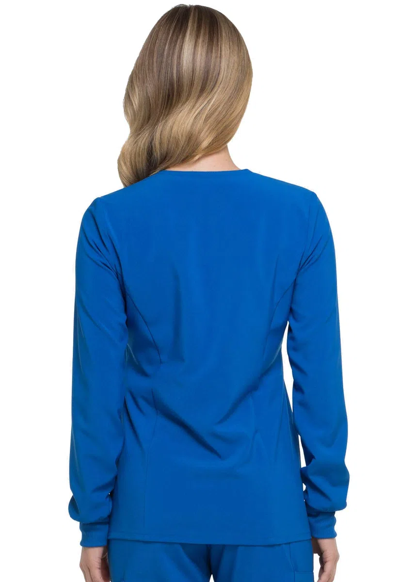 Dickies DK305 - Chaquetas quirúrgicas para mujer, chaqueta de calentamiento frontal con 2 bolsillos