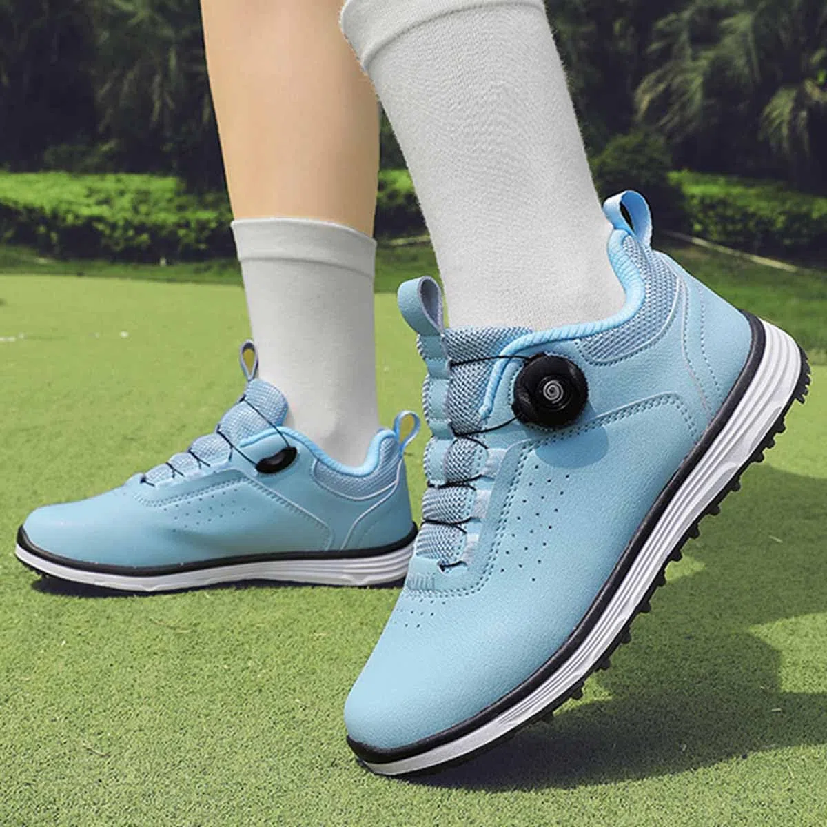 Zapatos de Golf para Mujer, Impermeables, sin Tacos
