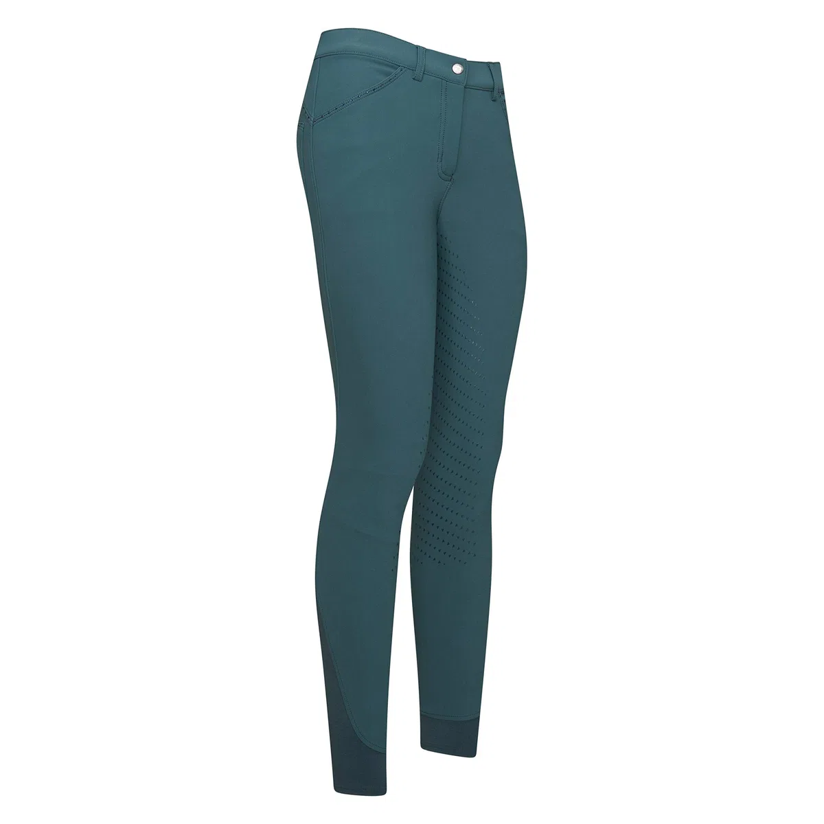 euro-star Easy Rider by Elodie Diamond - Pantalones de equitación para niños (cintura 140), color verde