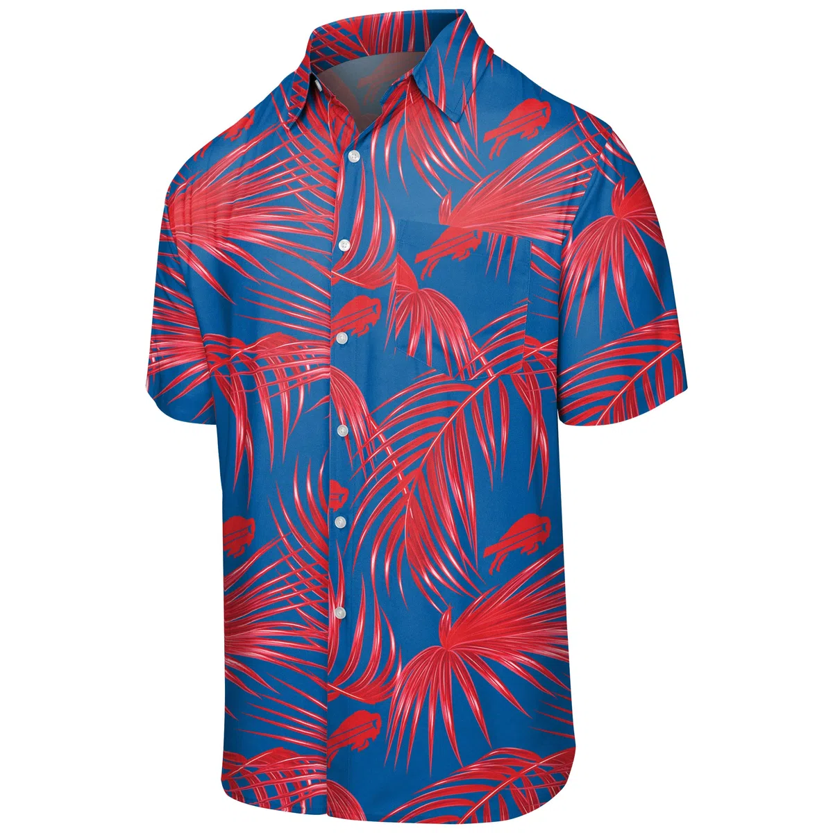 FOCO Buffalo Bills NFL - Camisa Hawaiana con Botones para Hombre, Talla XL
