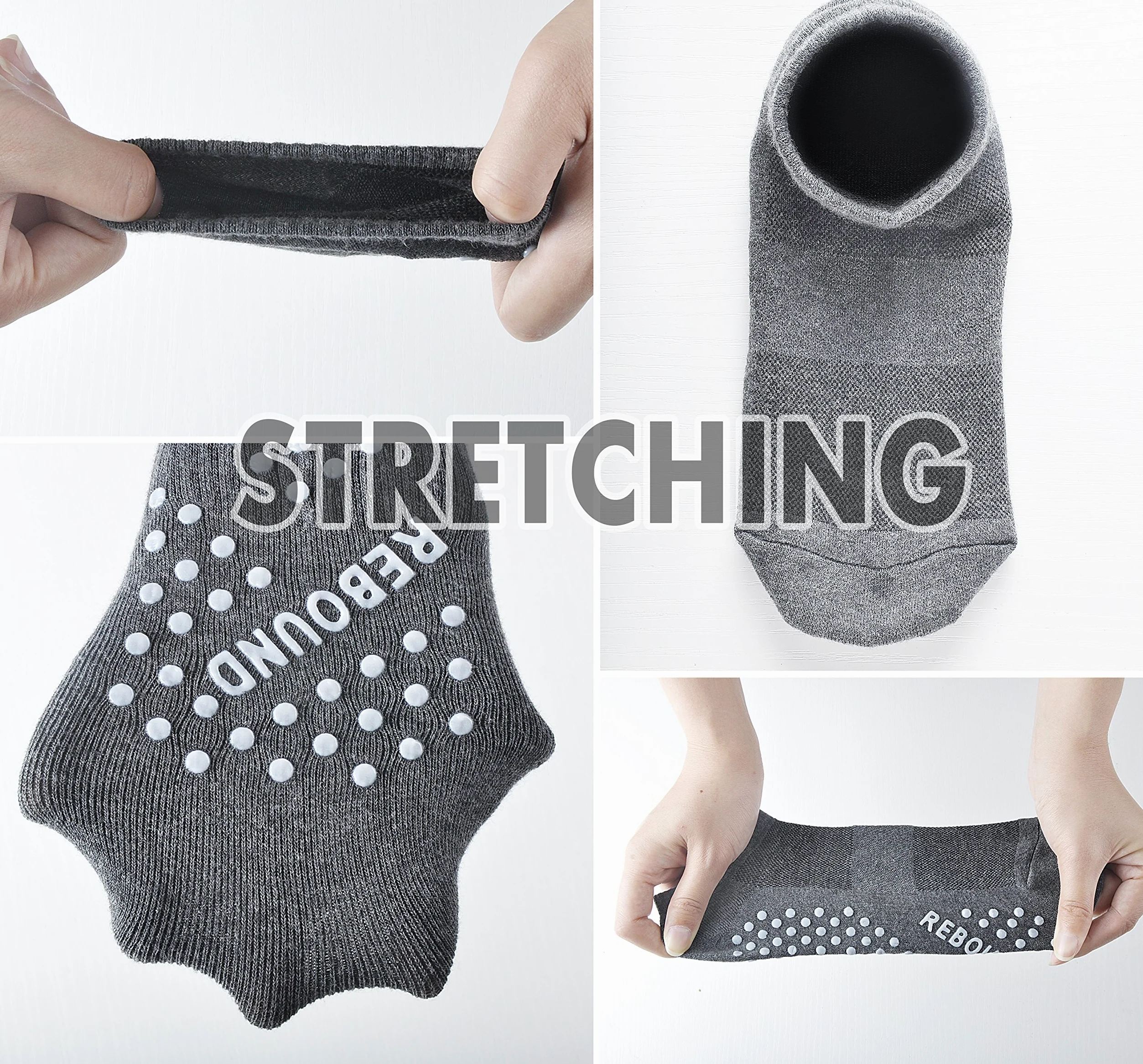 DIBAOLONG Calcetines de corte bajo para mujer y hombre, 6 pares de calcetines cortos de algodón atléticos invisibles