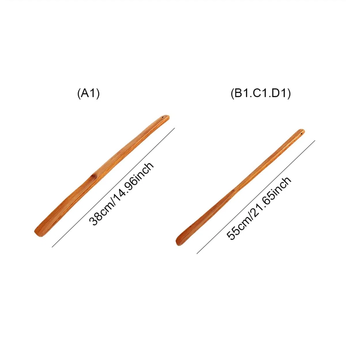 Calzador de madera con mango largo for personas mayores