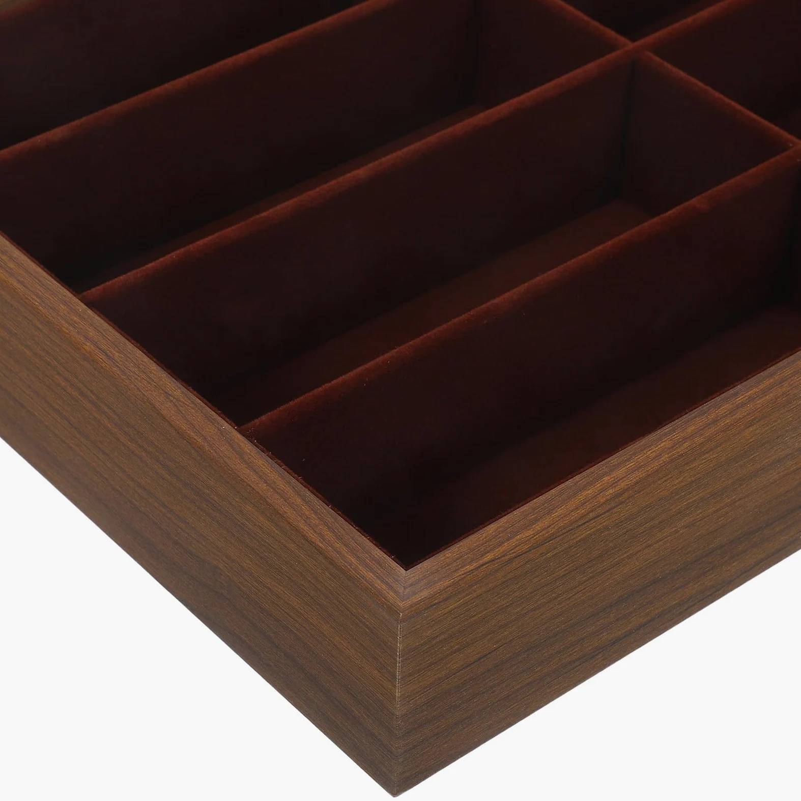 Uonlytech Organizador de Gafas de Madera: Caja de 8 Rejillas para Gafas, Bandeja para Guardar de Sol, Vitrina para Relojes y Joyas.