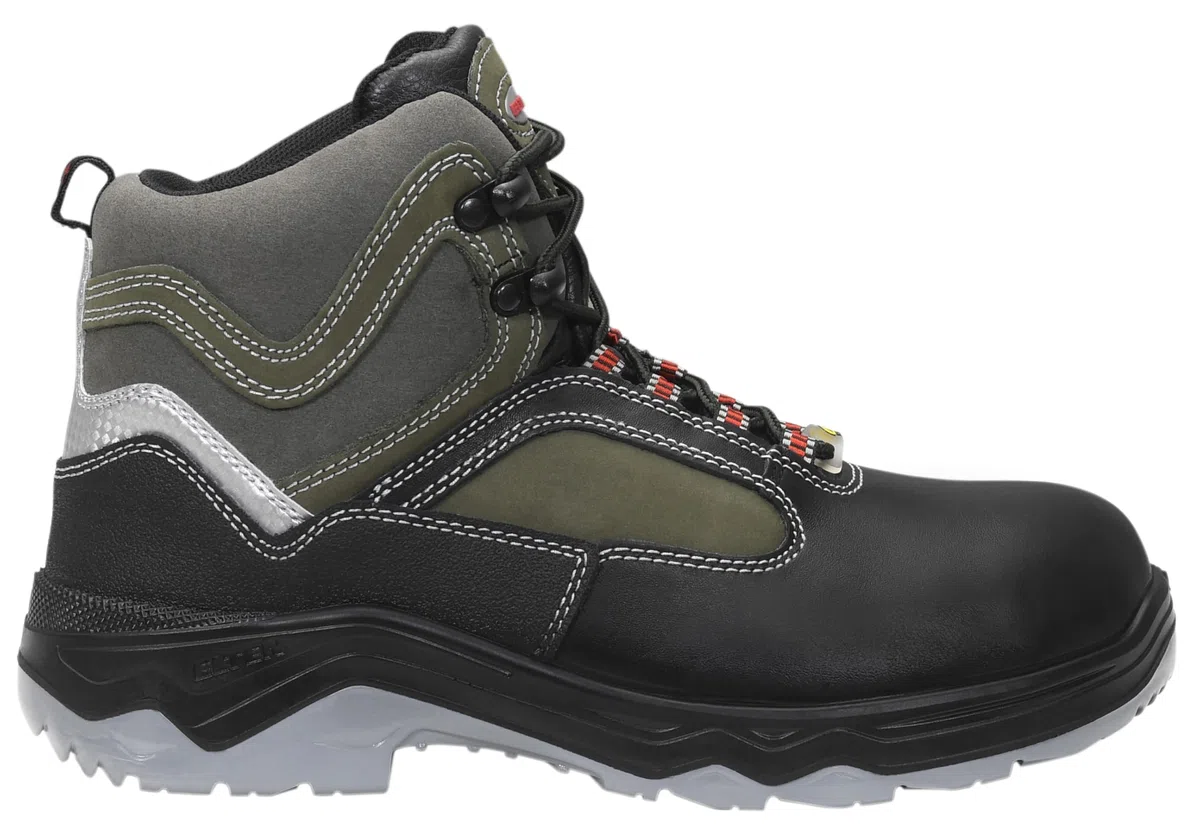 ELTEN Lex ESD S3S, Zapatos de Seguridad para Mujer y Hombre, Ligero, Puntera de Acero, Material Superior: Piel + Textil, Forro Interior: Textil (Transpirable), Talla 39