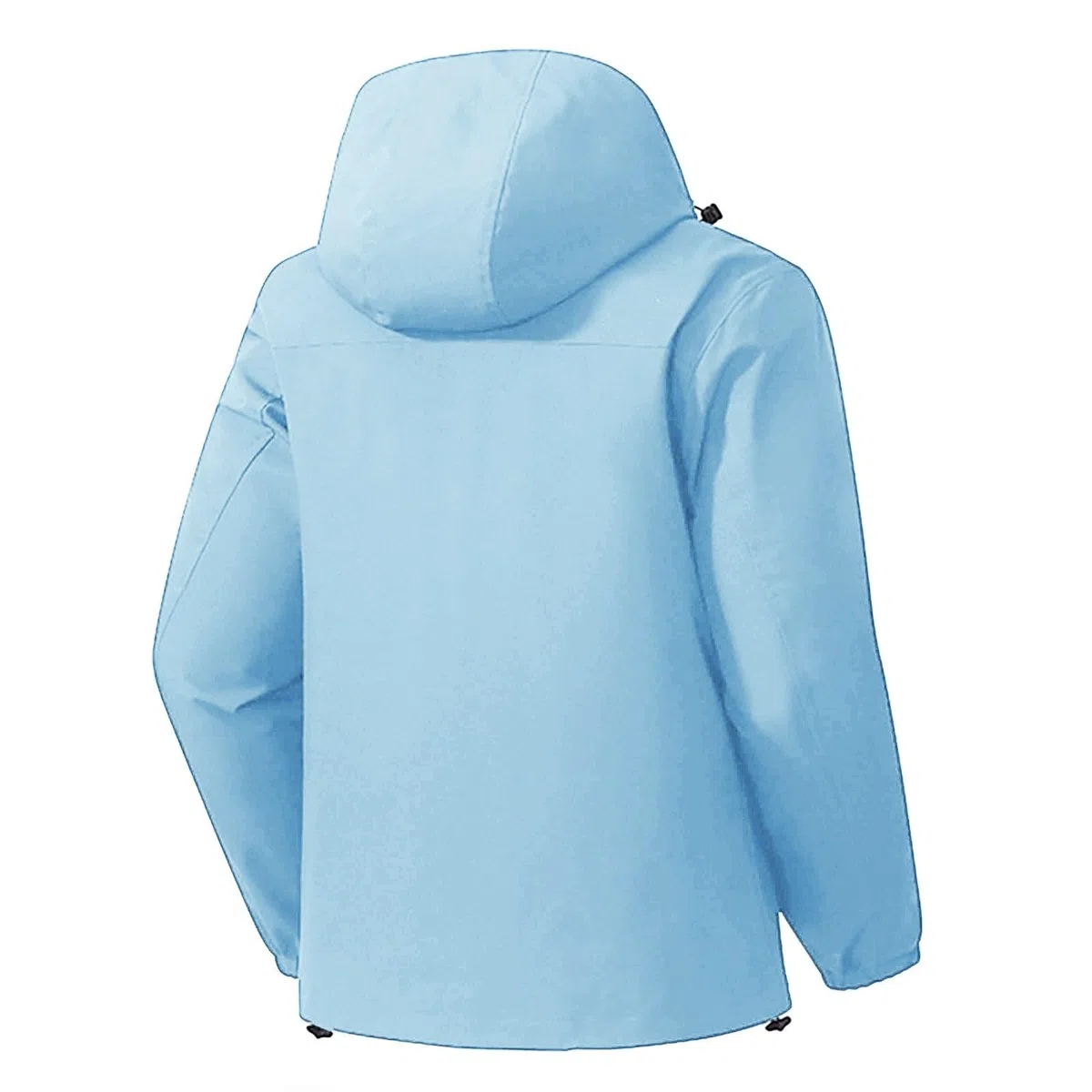 Chaqueta de lluvia ligera con capucha para hombre, impermeable al aire libre para senderismo y viajes