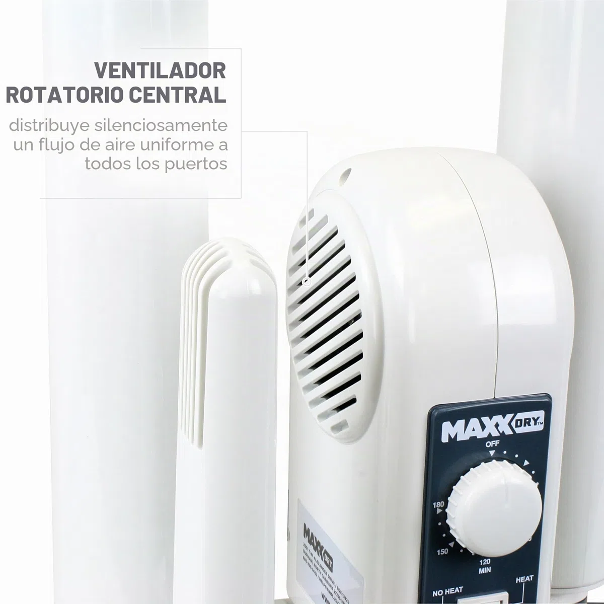 MaxxDry Secador de Calzado y Guantes de Alto Rendimiento, Color Blanco, tamaño único