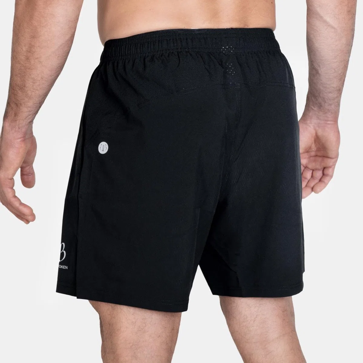 Banbroken | Pantalón Corto Deportivo Hombre | Técnico | 2 en 1 | con Bolsillos | Entrenamiento Hibrido | Cross Training, Running, Gym | Transpirable, Secado Rápido y Elástico