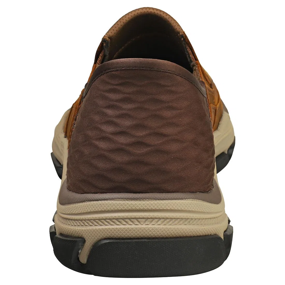 Skechers Slip-ins Respected - Zapatos sin Cordones para Hombre, Color marrón Oscuro