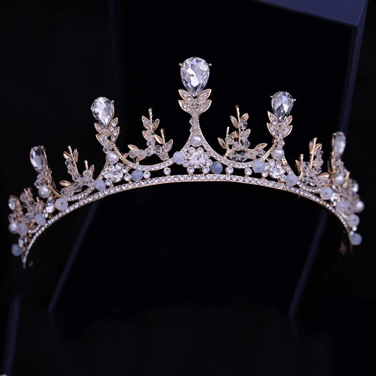 Tocados de Boda Novia Crown Princess Accesorios for el Cabello de la Boda Crown Accesorios for el Cabello Decoración de la Boda Tocado Novia