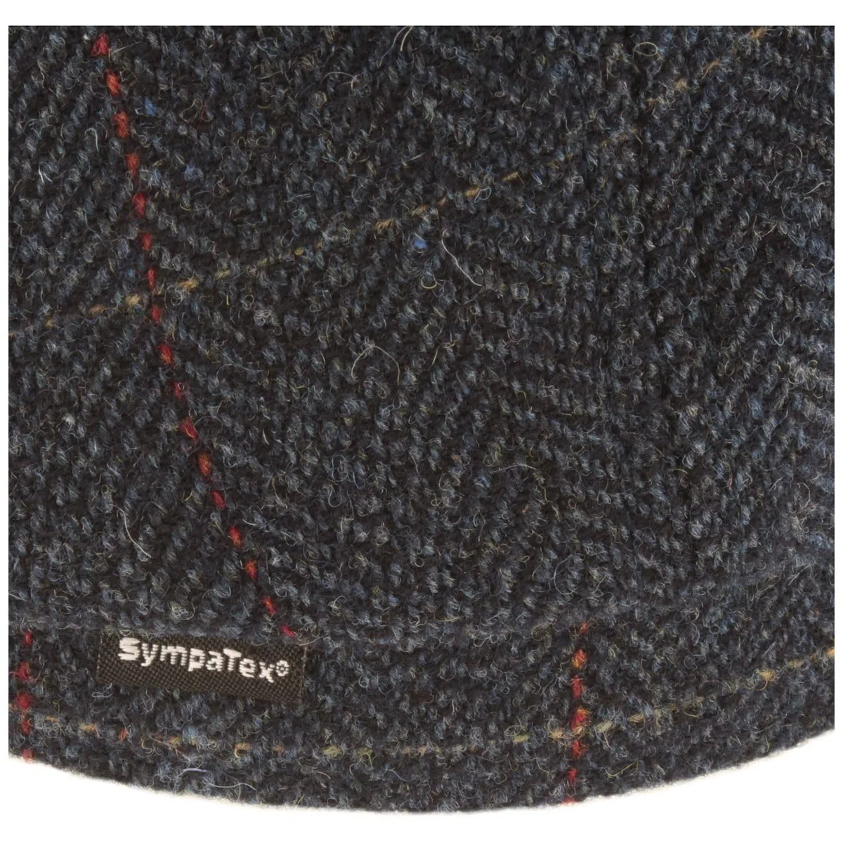 Breiter Gorro de invierno con membrana Sympatex y protección para las orejas plegable, 8 piezas, de lana, 61, azul tendencia, 61