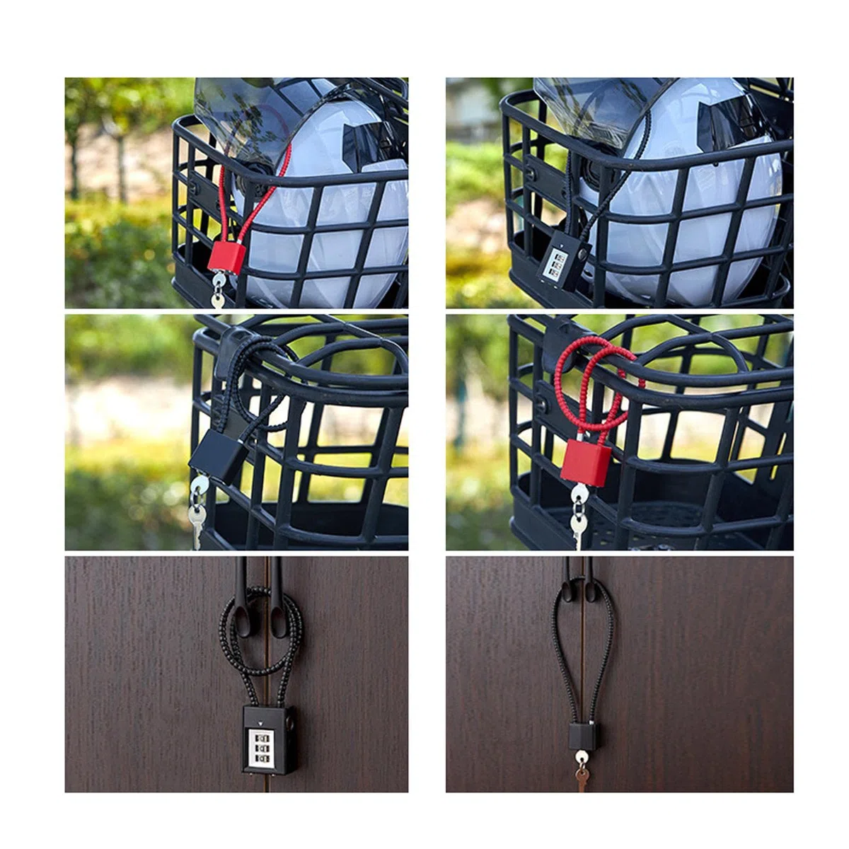 Juego de 10 cerraduras de combinación de 3 dígitos, antioxidante, impermeable, para maleta, armario, equipaje, negro, 3,3 x 3,2 x 2 cm
