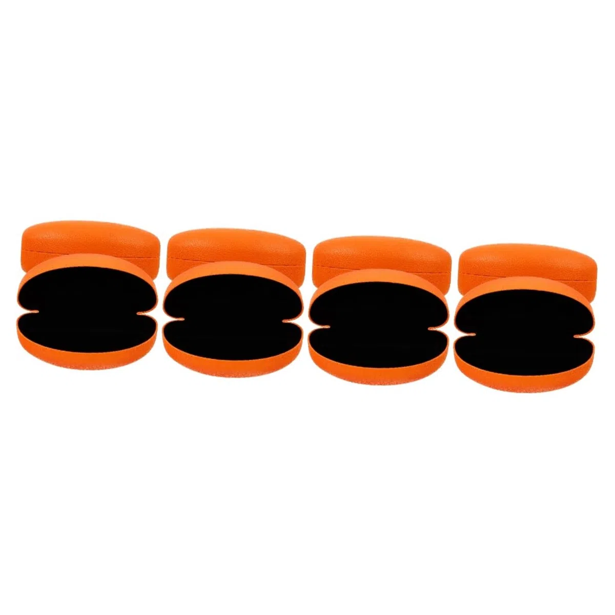BESTYASH Estuche De Anteojos Estuche Rígido Para Gafas Estuches Para Anteojos Caja Gafas De Sol Organizadora Sunglasses Organizer Estuche Para Gafas De Sol Pu Orange