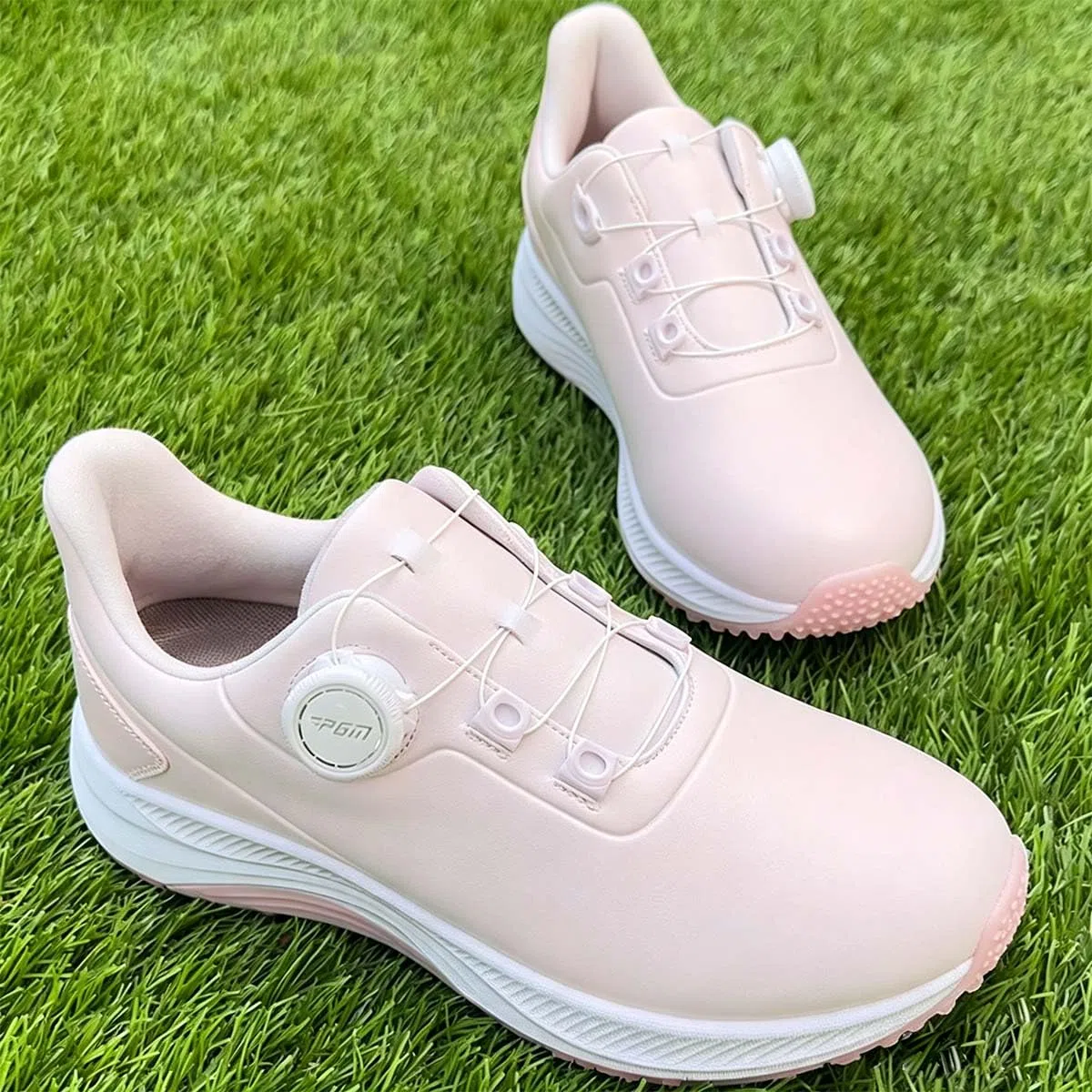Zapatos de Golf de Cuero Impermeables para Mujer