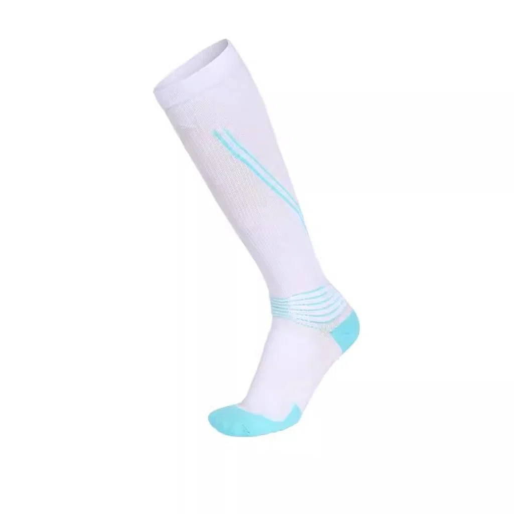 Medias deportivas para mujer, para correr, compresión de presión, de tubo medio, caña alta, calcetines de pantorrilla