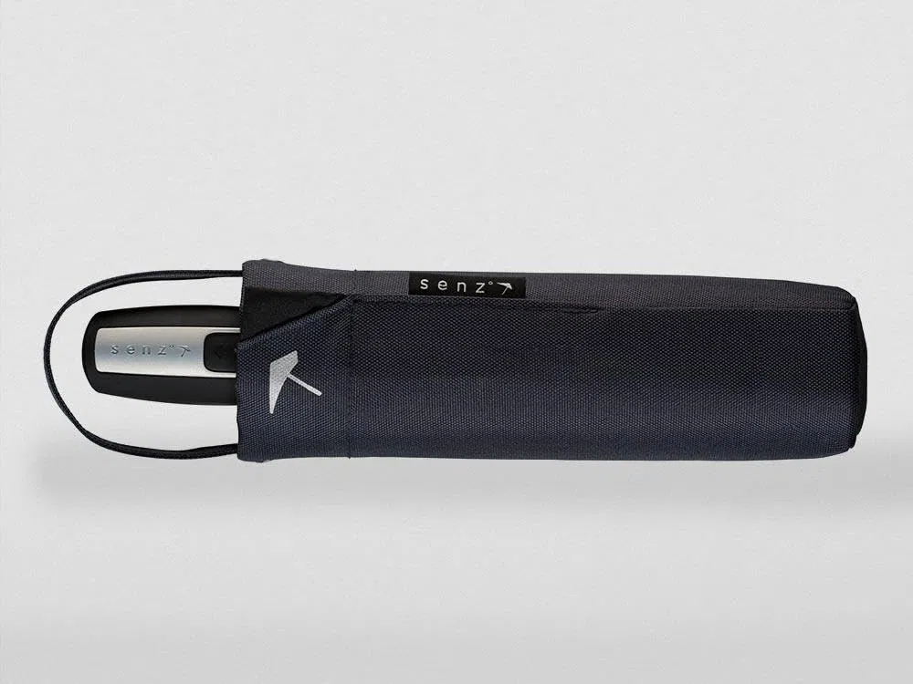 Senz Mini paraguas automático de bolsillo, elección de Col, Blue, 91 cm, Práctico