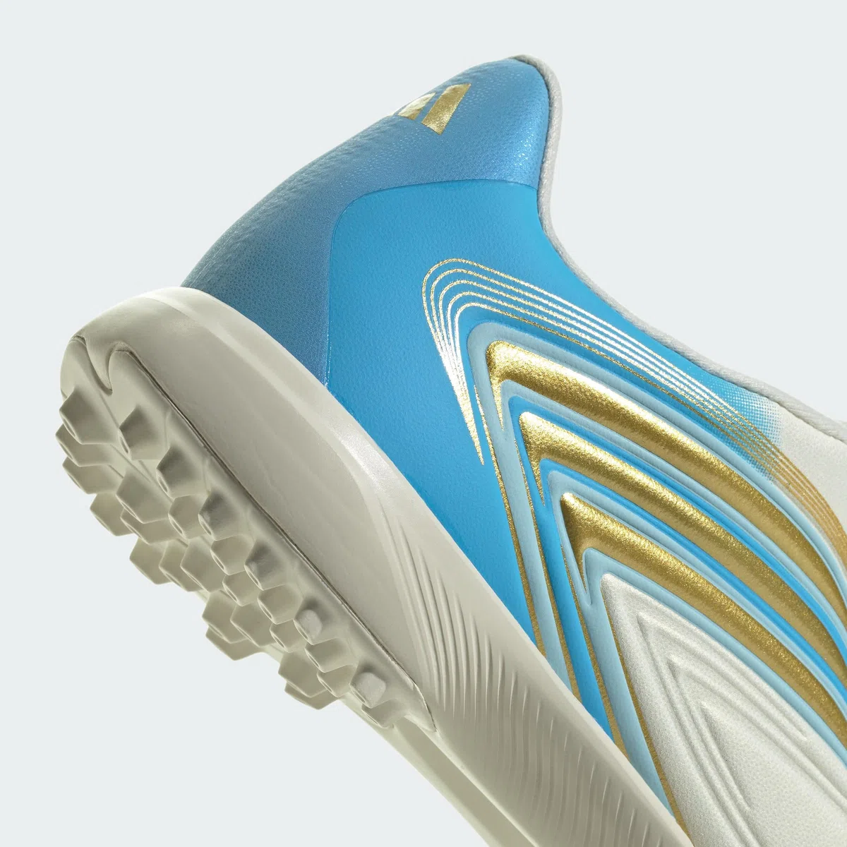 adidas Tenis de fútbol Unisex para niños F50 Messi League sin Cordones