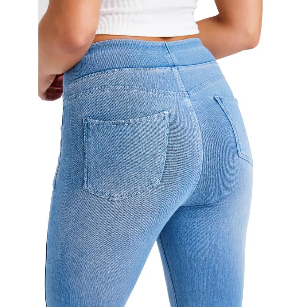 Jeans Mujer Stretch de Tiro Alto Corte Bootcut Lavado Denim Pantalones Casual Efecto Moldeador con Bolsillos Ajuste Recto y Cómodo mujeres/B/L