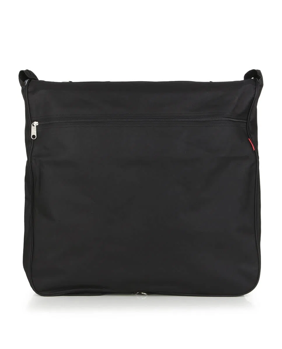 Gabol - Portatrajes de Viaje Week Eco 55x44x11 cm - Súperligero con Compartimento para Portátil 15,6″ - Fabricado en Poliéster Reciclado RPET - Interior Forrado y con Múltiples Compartimentos - Negro