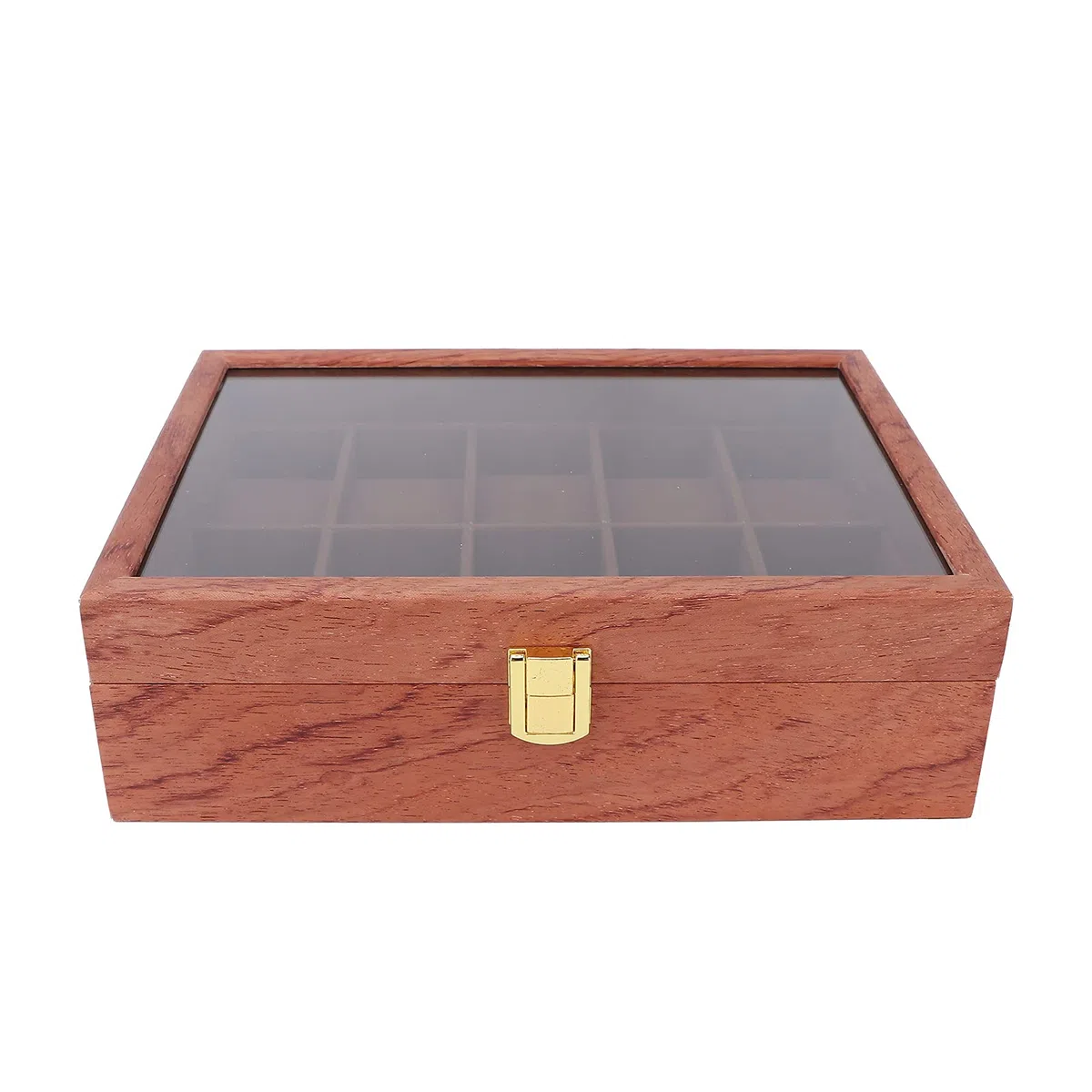 Caja de Almacenamiento de Relojes, Vitrina de joyería de Madera, Caja de visualización de Relojes, Caja de Reloj para Viajes de Negocios, Hotel, hogar, Oficina