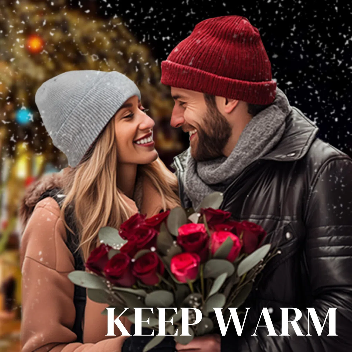 PFFY 2 gorros de invierno de punto acrílico con puños lisos, gorros de calavera, regalos para hombres y mujeres