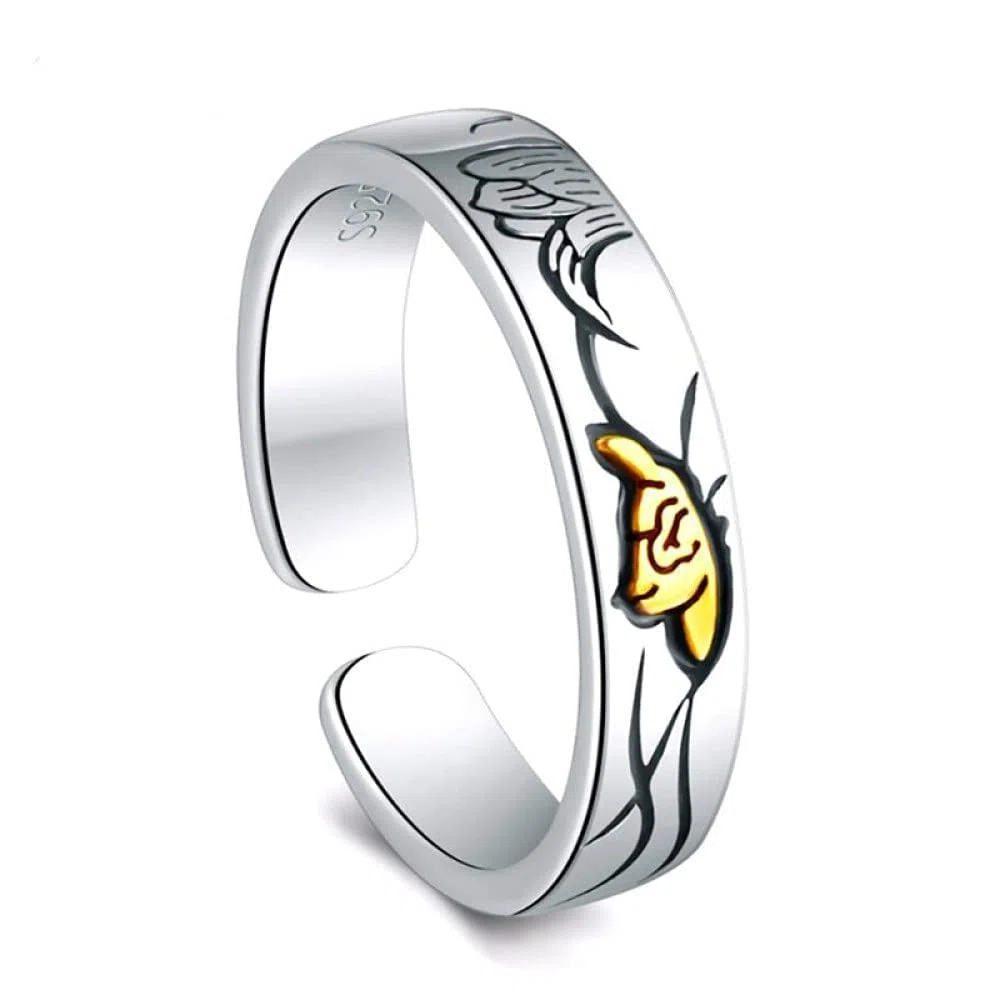 Anillos para Hombre y Mujer Anillo Anillos Mujer Joyas Hombre Hecho a Mano Anillo de Hombre Anillo de ópalo Natural?Anillo de ópalo etíope en Color Dorado Piedra Natal de Octubre (10)