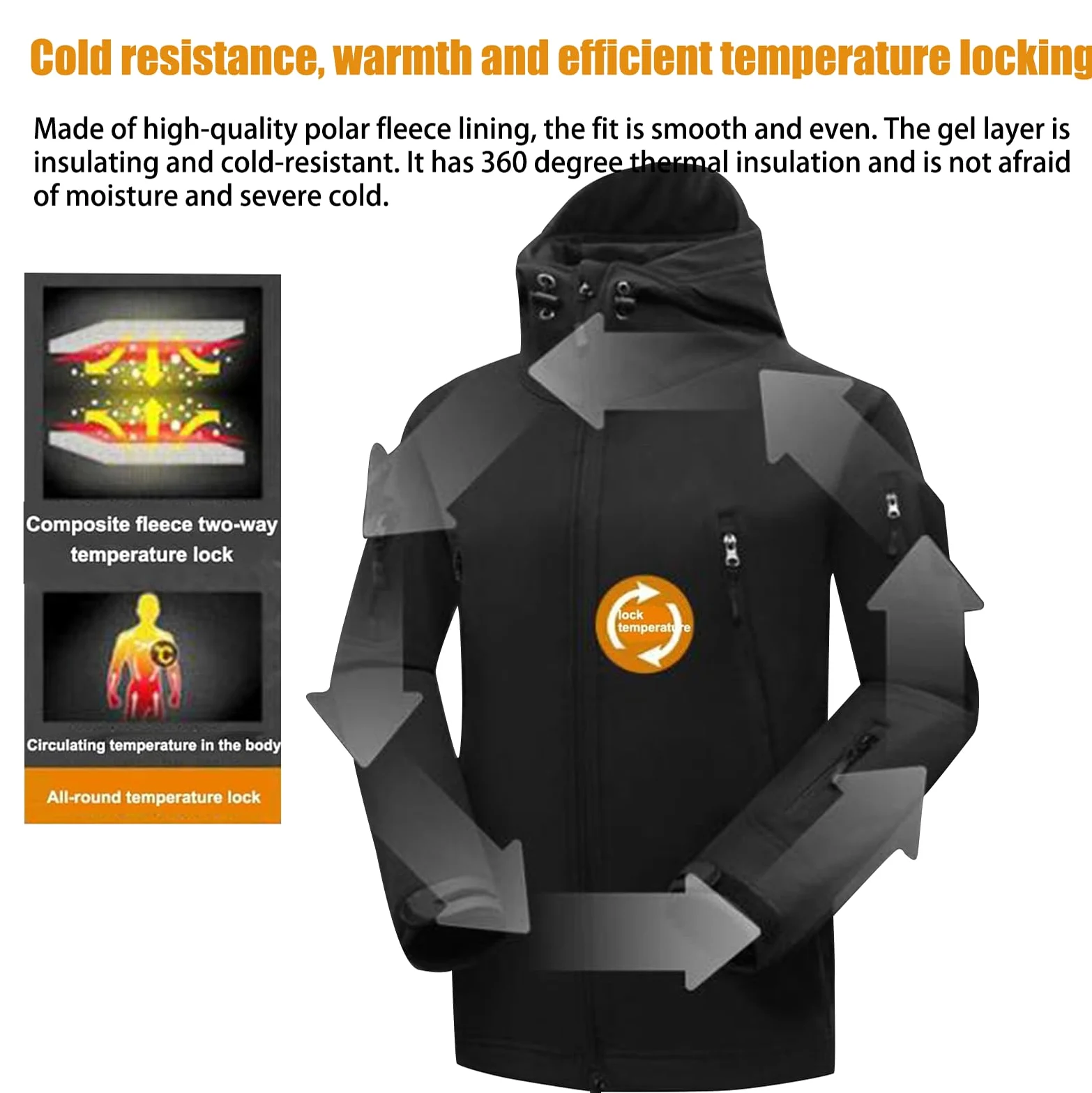 Conjunto de uniformes tácticos de combate para hombre - Impermeable y camuflaje - Incluye chaqueta de softshell y pantalones para caza y tiro