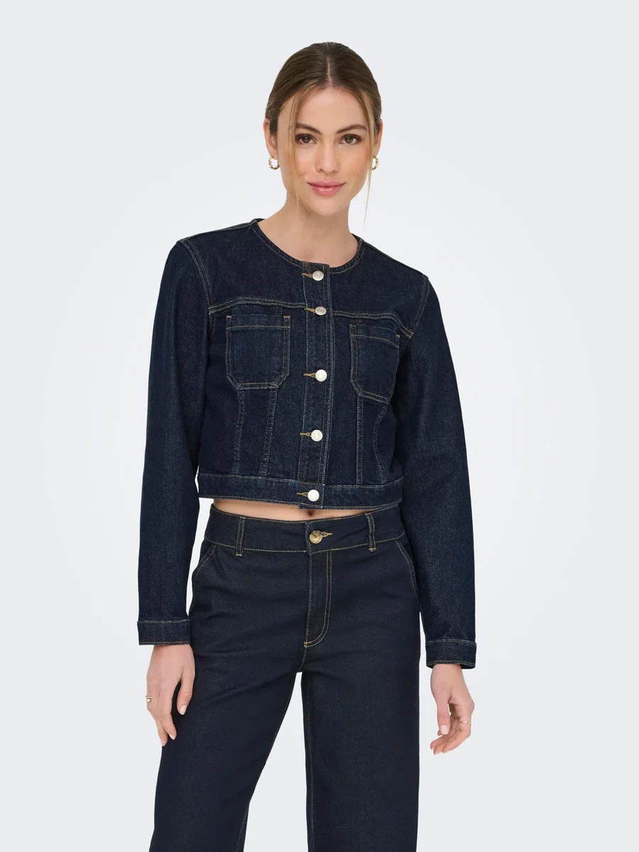 ONLY Onljoana LS Dnm Jacket Mae para Mujer