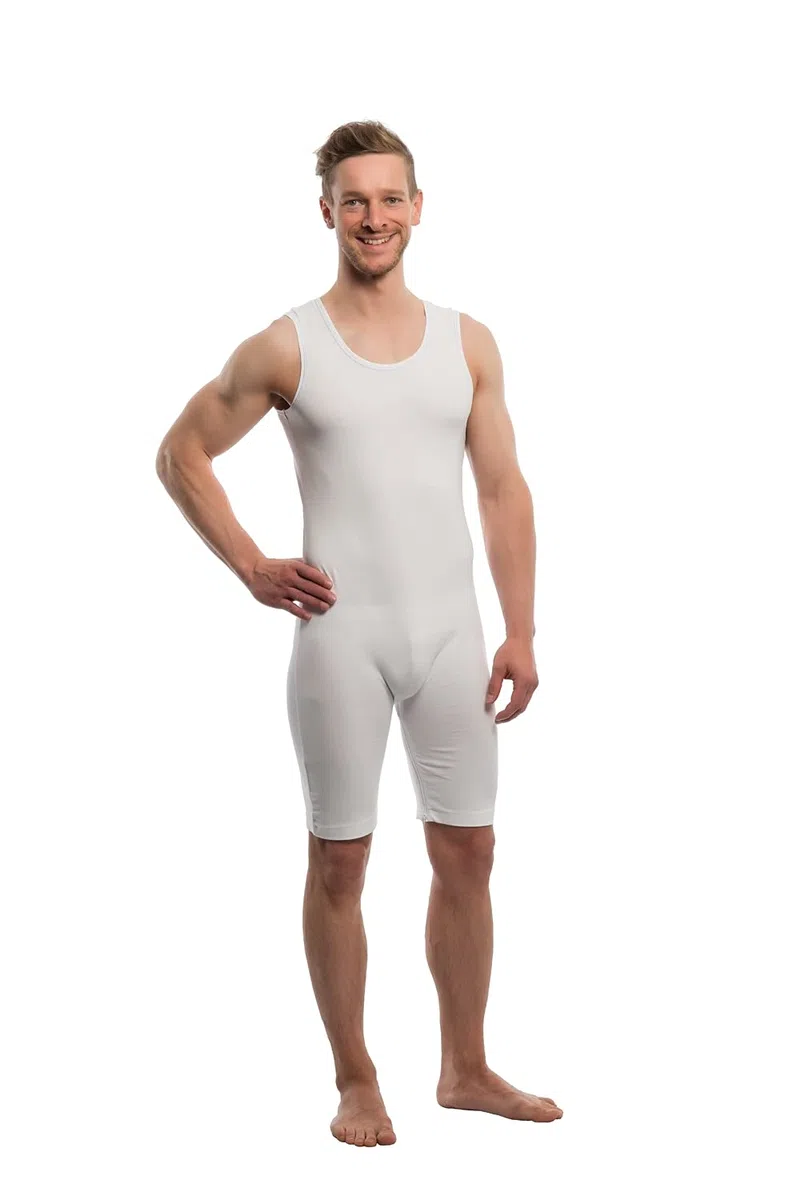 Body de cuidado BW talla M sin brazo, Blanco, M